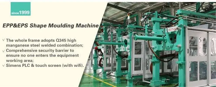 Long Service Life EPP Foam Box Forming Automatic Vacuum Shape Moulding Machine